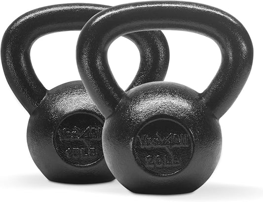Yes4All Kettlebell Cast Iron Sets 5 - 10 15 - 20 - 25 - 30 lbs,