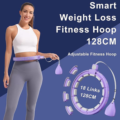 Weighted Workout Hoop for Adult Weight Loss - 50" Plus