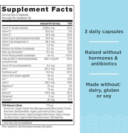 Ancient Nutrition Multivitamin for Women, Multi Women's, Vitamin D, C, B12, Zinc, Magnesium, Supports Healthy Immune System and Bone Health, 90 Ct