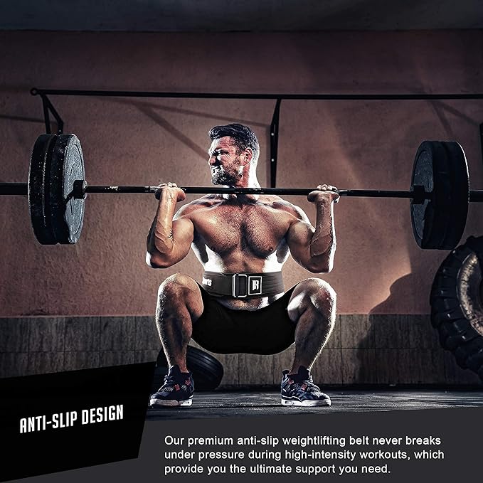 RIMSports Quick Locking Weight Lifting Belt Premium Lifting