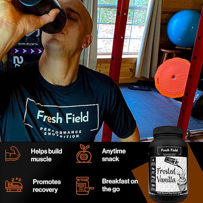 All Natural Protein Powder - Whey Protein Isolate Powder (25 gm) - Gluten Free Protein - Soy Free 100% Whey Isolate Protein - Sugar Free Vanilla - 30 Servings with One Scoop Size