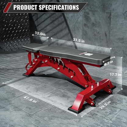 Major Fitness Weight Bench 32 Adjustable
