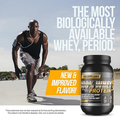 Goliath Labs ⧫ 100% Whey Protein Powder 10 lb (Vanilla)