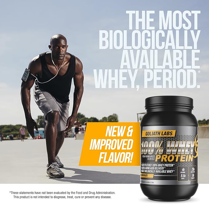 Goliath Labs 100% Whey Protein Powder 10 lb (Peanut Butter-Chocolate)