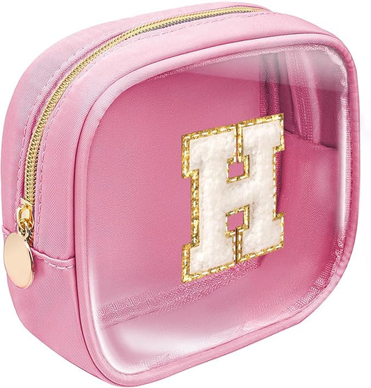 Preppy Stuff Birthday Gifts for Women - Pink Preppy Makeup Bag Best Friend, Teacher, Wedding & Bridesmaid Gifts for Women, Daughter, Wife & Teen Girl
