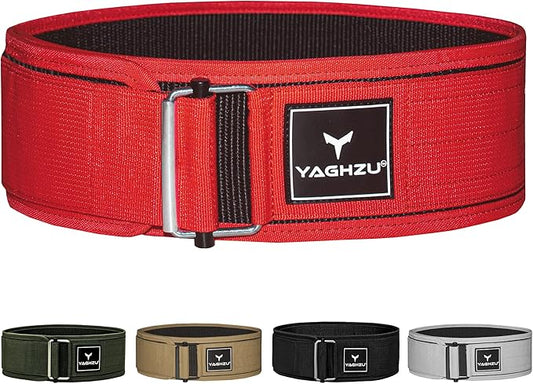 Quick Locking Weight Lifting Belt - Adjustable Lifting 4 inch