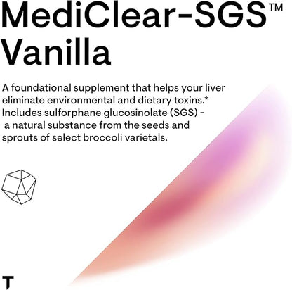 THORNE MediClear-SGS - Foundational Support, Eliminate Environmental and Dietary Toxins - Rice and Pea Protein-Based Drink Powder with a Complete Multivitamin-Mineral Profile - Vanilla - 34.4 Oz