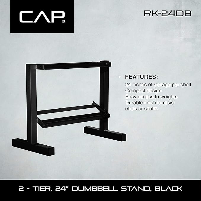 Cap Barbell Two Tier Dumbbell Rack
