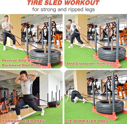 ATENTO Weight Lifting Belts for Pulling 2 Straps 4 Hooks