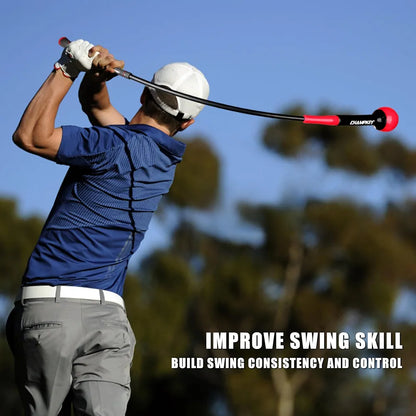 CHAMPKEY Golf Swing Trainer - Tempo & Flexibility Training Aids Warm-Up Stick Ideal for Golf Indoor & Outdoor Practice