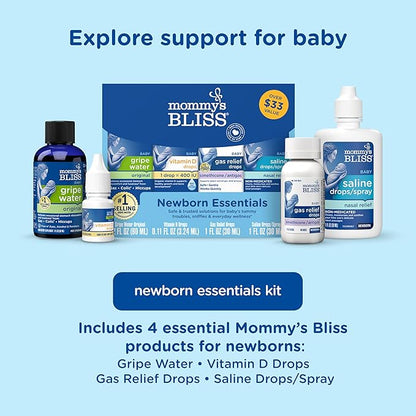 Mommy's Bliss Prenatal Multivitamin + Probiotic for Women w/ Folic Acid, Supports Baby Development & Mom's Digestion w/ Zinc, Vitamin B6 & B12, Ginger & Choline, Vegan & Gluten Free (45 Servings)