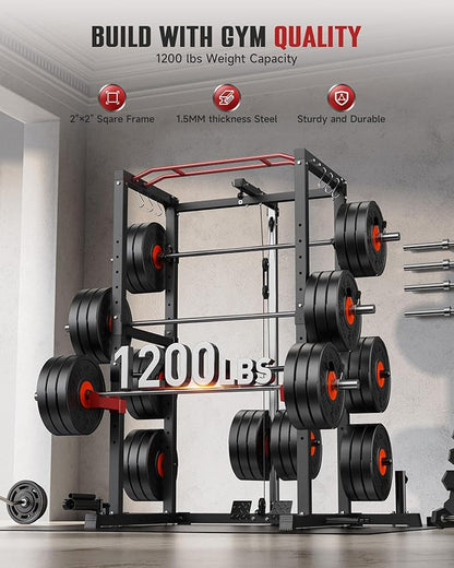 Sportsroyals Power Cage 1600lbs Multi-Function
