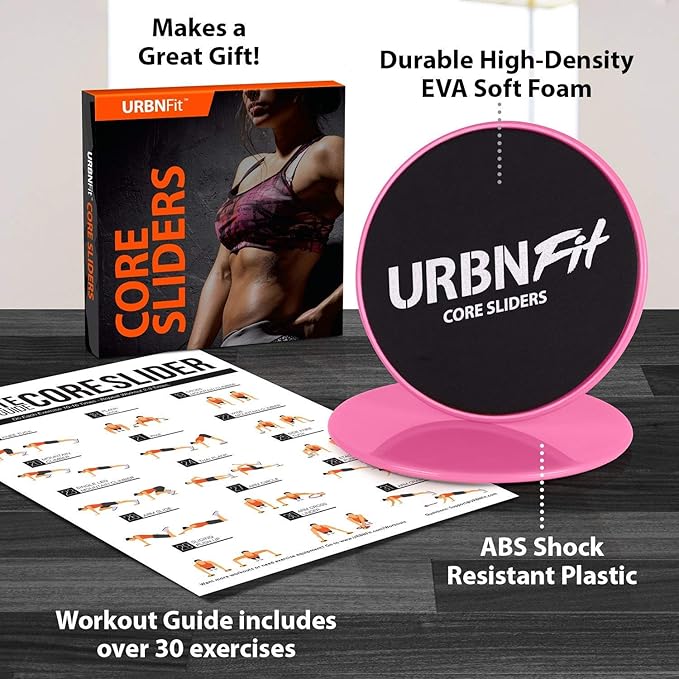 URBNFit Gliding Discs Core Sliders - Dual Sided
