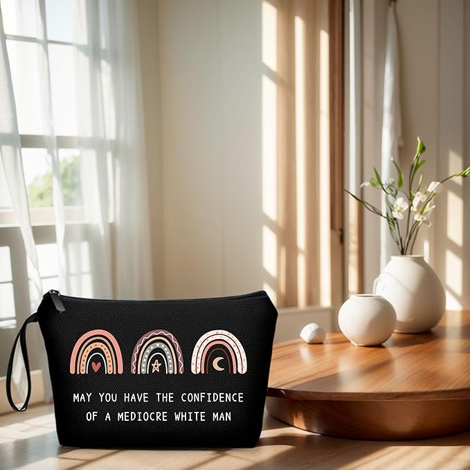 Inspirational Motivational Empowerment Feminist Gifts for Women Female Feminist Cosmetic Makeup Pouch Bag