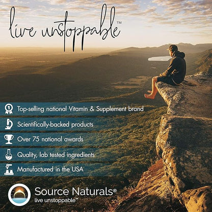Source Naturals Serene Science L-Tryptophan, Positive Mood*, 500 mg - 120 Capsules