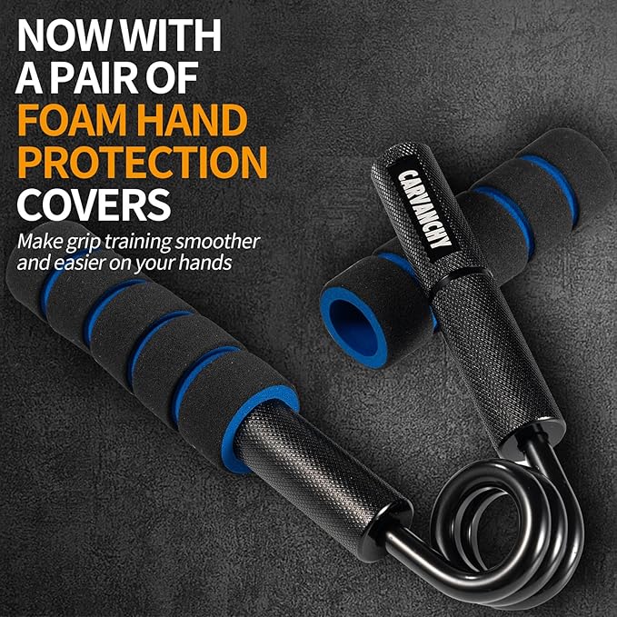 Grip Strength Trainer Set 50-300LB(6 Pack),