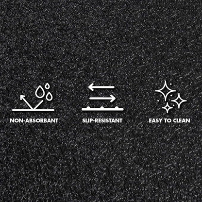Exercise Equipment Mat for Under Treadmill 30" x 66", Black