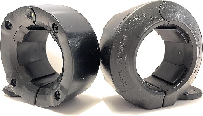 Olympic Barbell Clamps 2 inch Quick Release Pair 2'' Pro