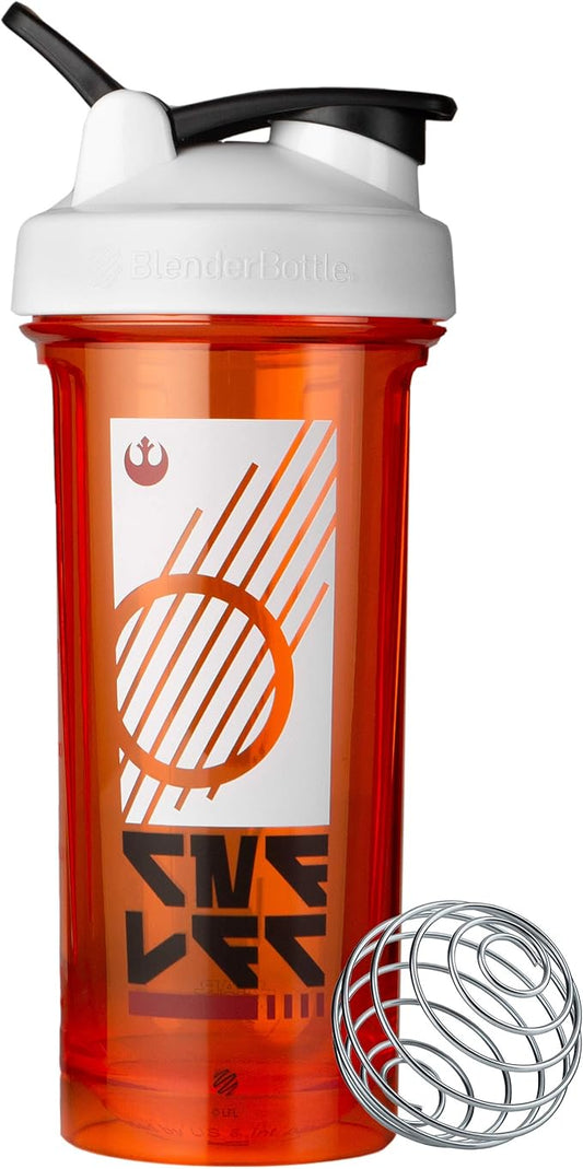 BlenderBottle Star Wars Shaker Bottle Pro Series Perfect for Protein Shakes and Pre Workout, 28-Ounce, Rebel Badge (Pack of 1)