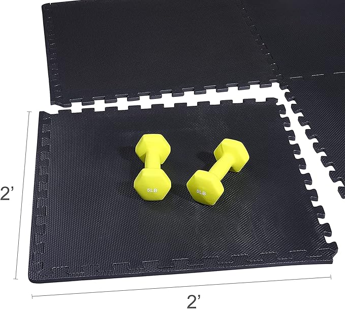 BalanceFrom Puzzle Exercise Mat with EVA Foam Interlocking