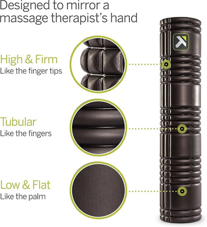 TriggerPoint GRID Patented Multi-Density Foam Massage Roller (Back (26")
