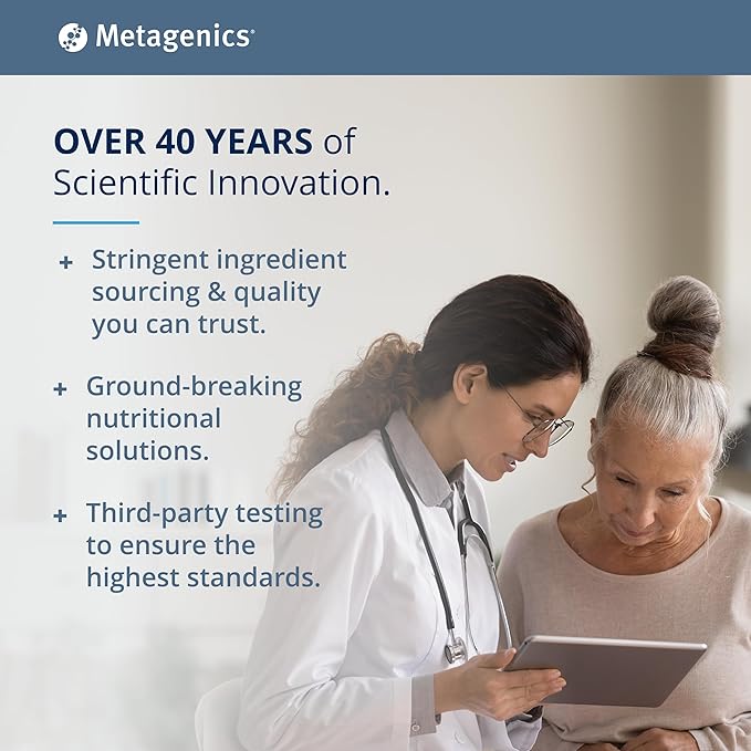 Metagenics UltraFlora Intensive Care Probiotic - Probiotic for Digestive Health* - for Occasional Irritation & Bowel Discomfort* - Immune Support* - Non-GMO & Gluten-Free - 60 Capsules