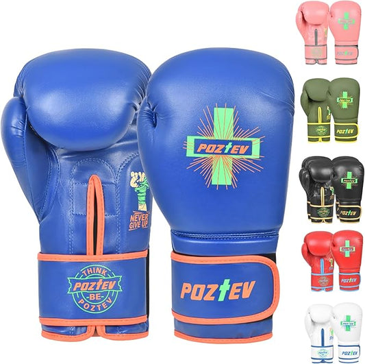 Boxing Gloves for Men & Women Professional Workout Gloves for Sparring, Heavy Bag Training - Muay Thai Focus Mitts Punching Bag Ideal for MMA & Kickboxing Gloves