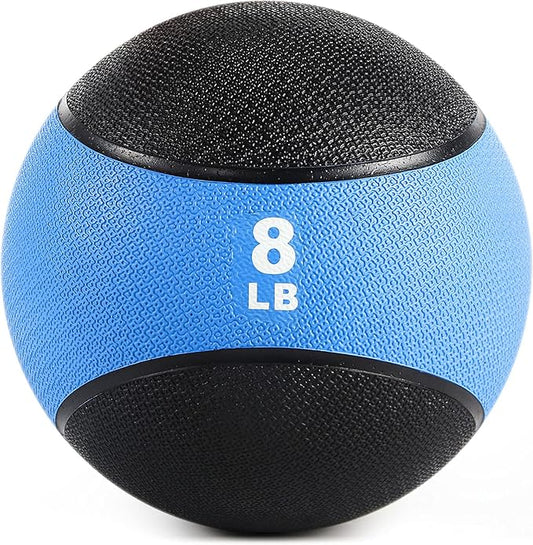 RitFit Weighted Medicine Ball - Non-Slip Rubber Shell