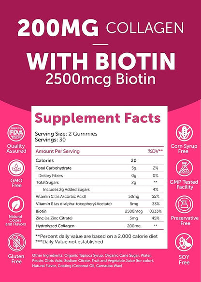 Lunakai Vitamin B12 and Collagen Gummies Bundle - 3000 mcg Methylcobalamin High Absorption Energy Gummies - Non-GMO Anti Aging Supplements for Men & Women - 30 Days Supply