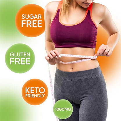 Keto ACV Gummies - Sugar Gluten Free Pro Active Super Apple Cider Vinegar Supplement for Men Women - Digestion Metabolism Hair Skin Health (1000MG)