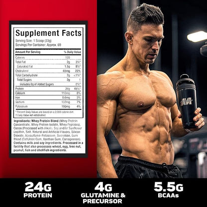 Whey Protein Powder , MuscleTech Nitro-Tech Whey Gold Protein Powder , Whey Protein Isolate Smoothie Mix , Protein Powder for Women & Men , Vanilla Protein Powder, 5 lbs (69 Serv)-package varies