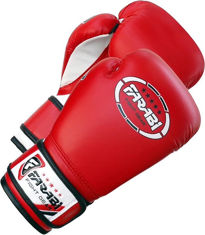 Farabi Sports Kids Boxing Gloves 4, 6, 8-oz Boxing Gloves for Kids Junior Boxing Gloves Youth Boxing Gloves Boys and Girls Boxing Training Gloves for MMA Muay Thai & Punching Bag