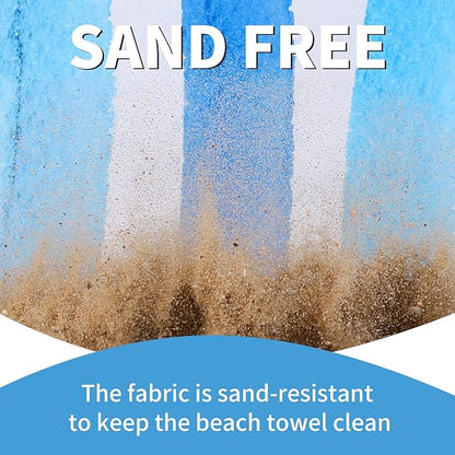 2 Pack Lightweight Thin Beach Towel Oversized 71"x32"