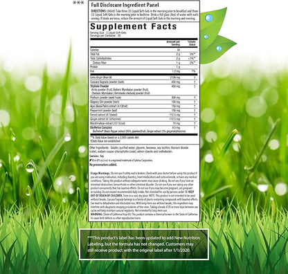 Irwin Naturals Extra Strength Colon Flush, with Acai, Slippery Elm, and Psyllium | 60 Liquid Soft-Gels
