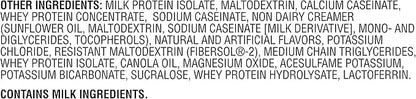 Muscle Milk Pro Series Protein Powder Supplement, Knockout Chocolate, 5 Pound, 28 Servings, 50g Protein, 3g Sugar, 20 Vitamins & Minerals, NSF Certified for Sport, Workout Recovery