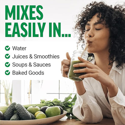 FORCE FACTOR Smarter Greens Daily Wellness Powder 3-Pack to Support Energy, Immunity & Digestion, Greens Powder, Superfood Powder with Vitamins, Minerals & Probiotics, Unflavored, 90 Servings