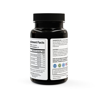 HBS, L-Arginine Supplement (60 Vegetable Capsules)