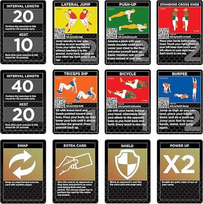 HIIT Interval Workout Game. Designed by Military Fitness