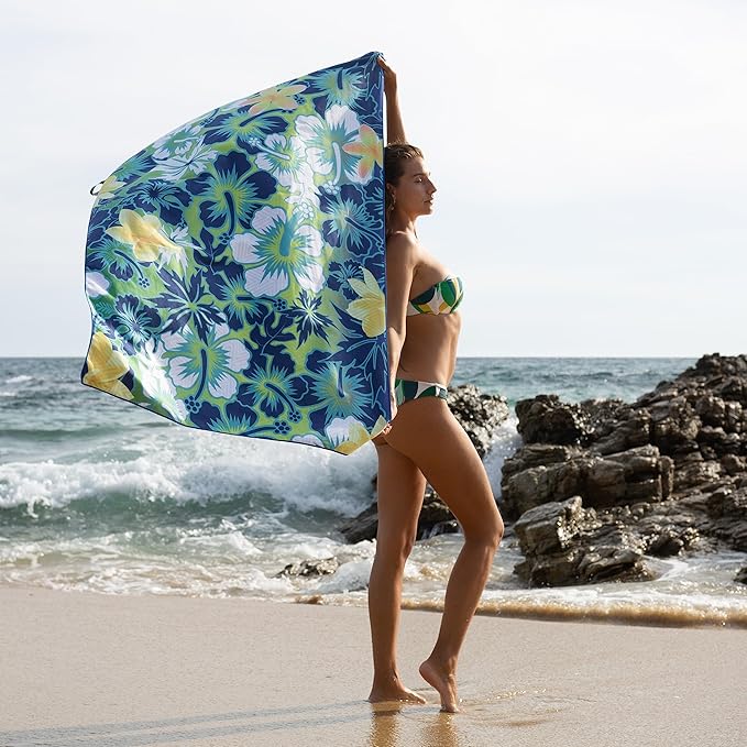 Elite Trend Microfiber Beach Towel - Extra Large 78x35 Inch