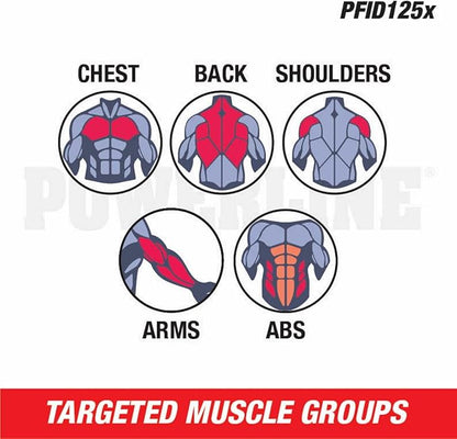 Body-Solid Powerline (PFID125X) Folding Bench - 7-Position Adjustable
