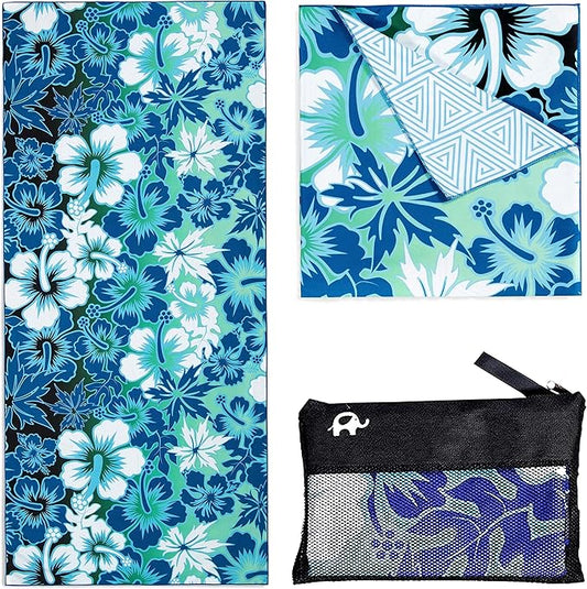 Elite Trend Large Beach Towel for Travel – 63x31 Inch