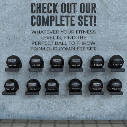 Nordic Lifting Wall Ball for Crossfit & Fitness