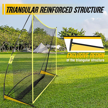 PodiuMax 10x7ft Golf Hitting Net | Driving Range for Backyard & Indoor | Also Suitable for Soccer, Baseball, Softball Practice with Carrying Bag