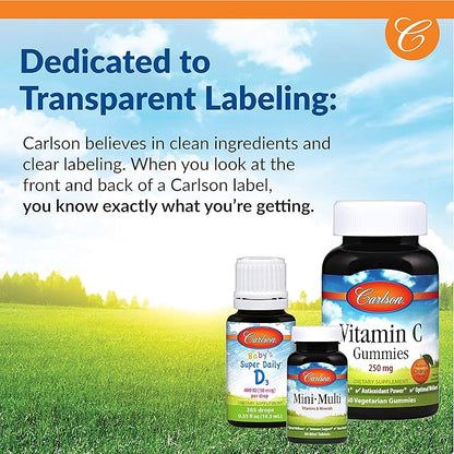 Carlson - Vitamin A, 10000 IU (3000 mcg RAE), Vision Health, 250 Softgels