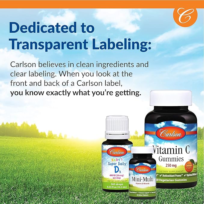 Carlson - Prenatal, Multiple with DHA & Vitamin D3, Pregnancy Health, Fetal Development & Immune Support, 60 Softgels