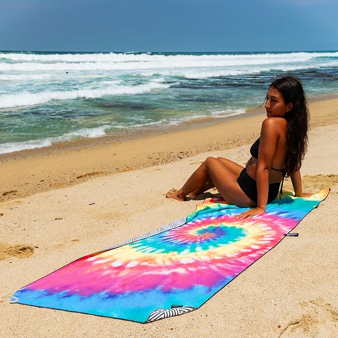 EliteTrend Microfiber Beach Towel Waffle – Extra Large 78x35 Inch
