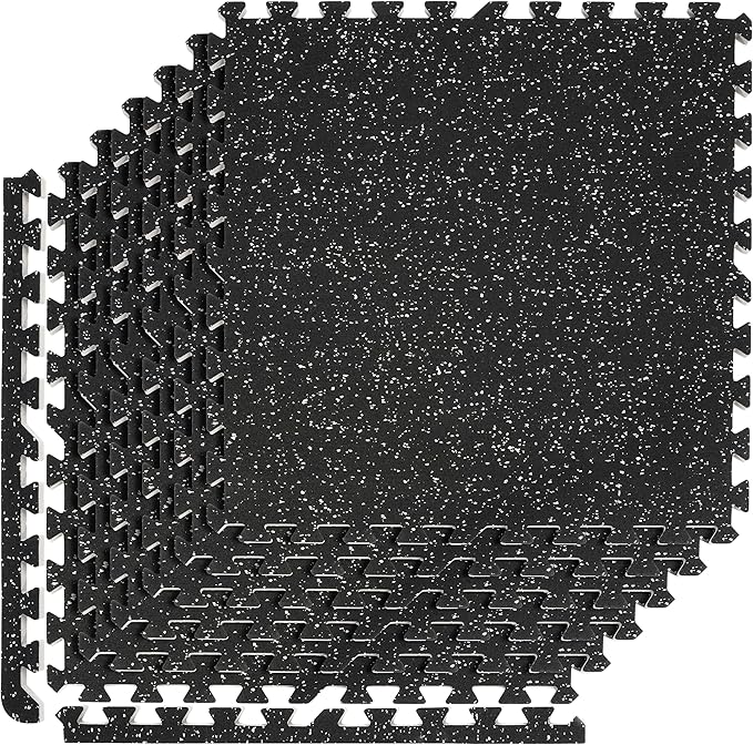 Sivan Fitness 1/2" Thick Rubber Top High-Density EVA