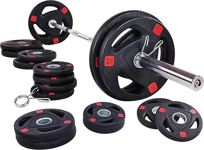 Signature Fitness Olympic 2-Inch Cast Iron Plate Weight