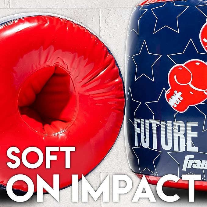 Franklin Sports Inflatable Punching Bag & Bopper Glove Set - Perfect for Kids & Toddlers - Oversized Boxing Bag & Gloves Small