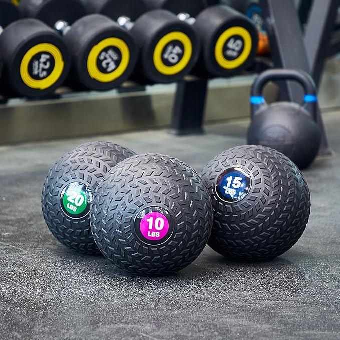 Signature Fitness Workout Exercise Fitness Weighted Medicine Ball